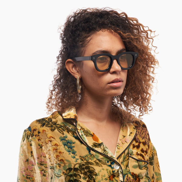 Apollo / Black Acetate & Yellow Lens - Shade Files